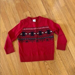 Jumping Beans Marvel Red Spiderman Sweater 5T
